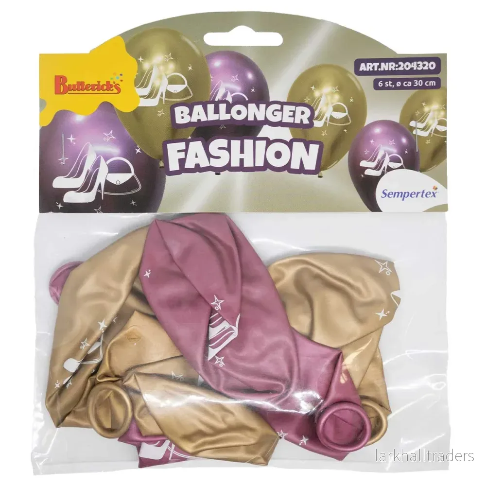 Ballonger, fashion 6 st - Bild 2
