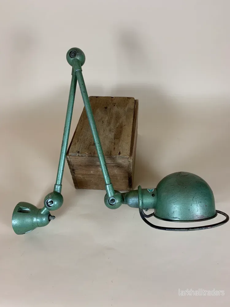 Jieldé vägglampa - Grön med 2 armar - Bild 2