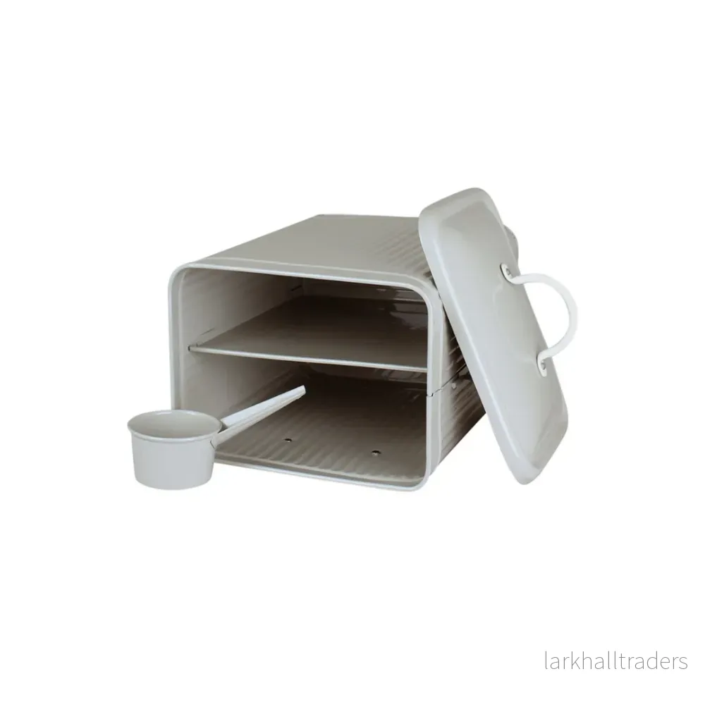 Plåtburk Hugo Tvättmedel Beige - Bild 3