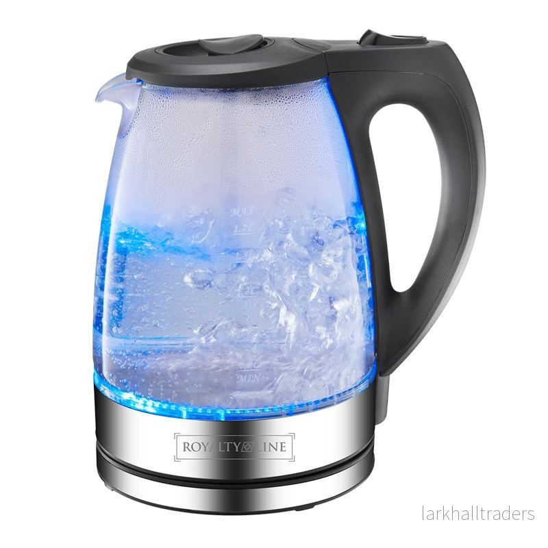 Vattenkokare 1,7 liter 2200W m/360° bas och blått LED-ljus Vattenkokare 1,7 liter 2200W m/360° bas och blått LED-ljus
