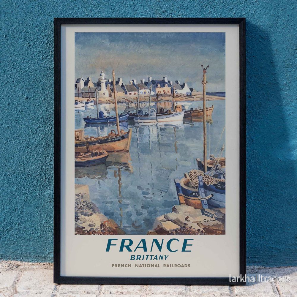 Frankrike – järnvägen till Bretagne Poster