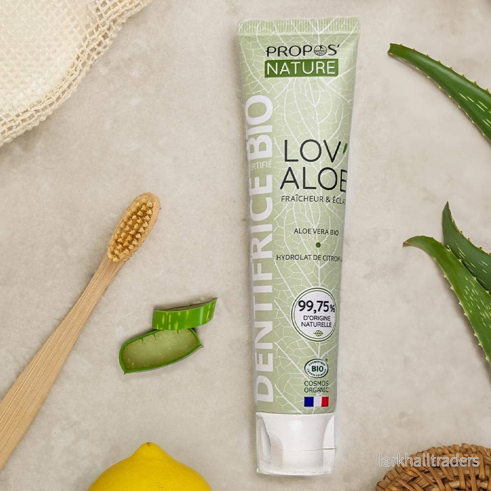 Ekologisk tandkräm Lov’aloe-aloe Vera & Citron -utan Fluor Ekologisk tandkräm Lov’aloe-aloe Vera & Citron -utan Fluor