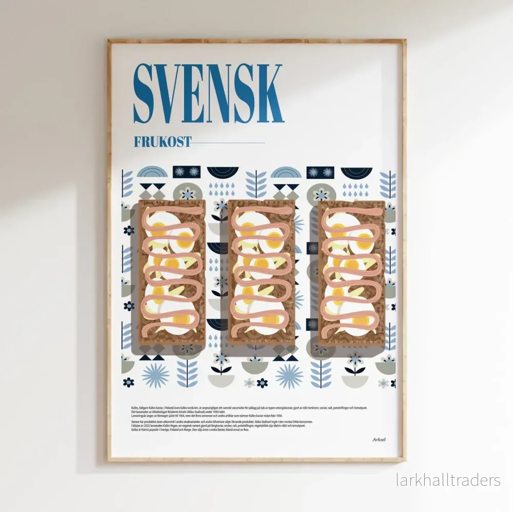 Svensk frukost Poster - Bild 2