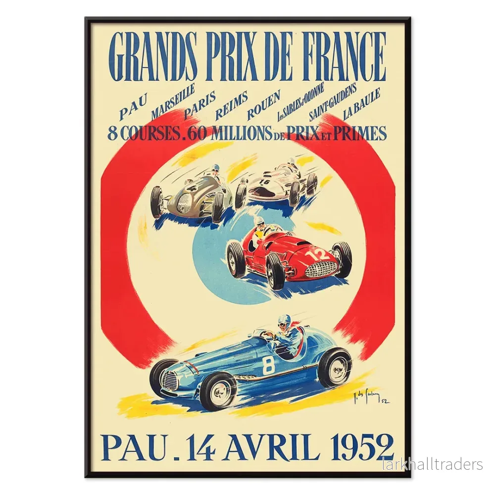 Grands Prix de France Poster - Bild 2