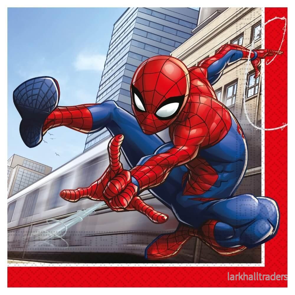 Servetter, Spiderman 33x33 cm 20 st - Bild 2