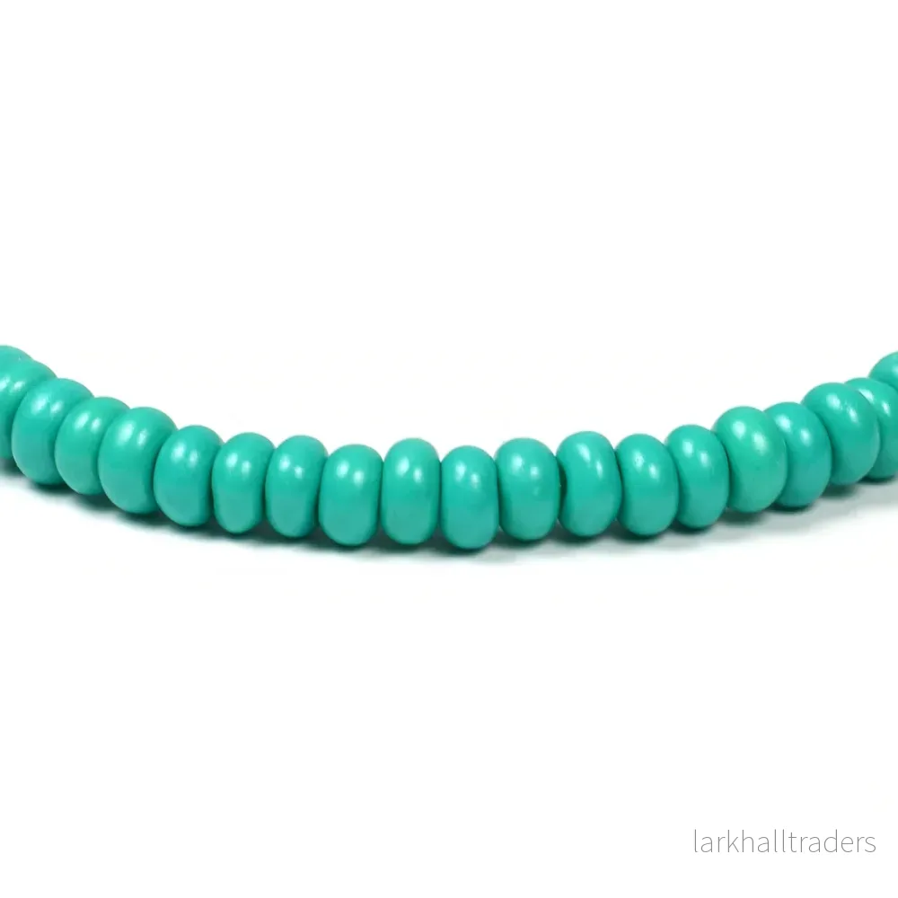 Seed Beads, 4mm, opak sjögrön, 30g - Bild 3