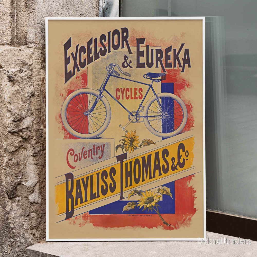 Excelsior och Eureka cyklar Poster - Bild 3