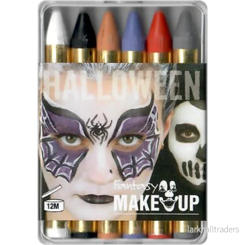 Sminkkritor, 6 färger halloween Sminkkritor, 6 färger halloween