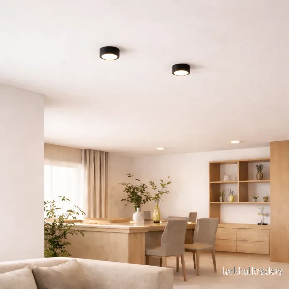 AluminBeam – Ultra Slim Rund LED Taklampa i Aluminium - Bild 2