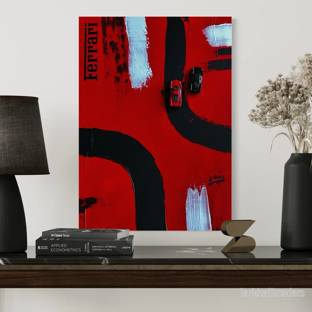 Enzo Ferrari Art Original
