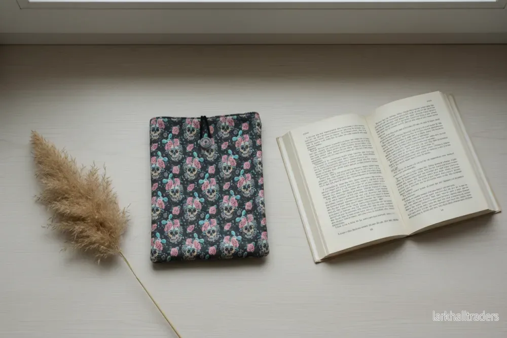 Book Sleeve Grey Skull Book Sleeve Grey Skull