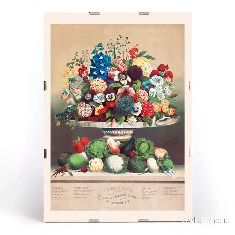 Blommor och grönsaker Poster - Bild 3