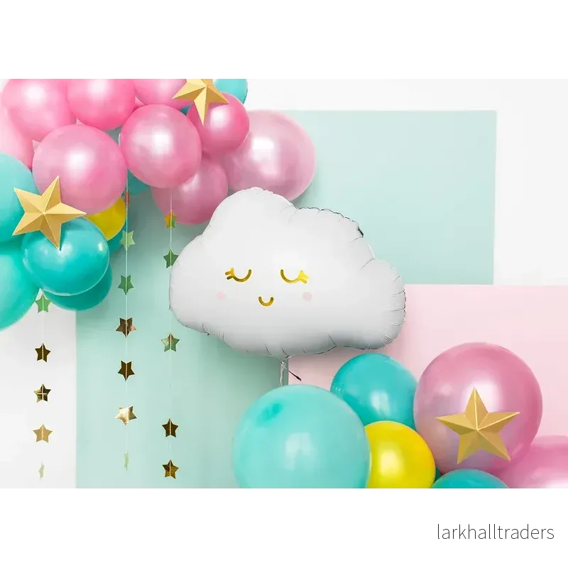 Folieballong, moln 51x35 cm - Bild 2