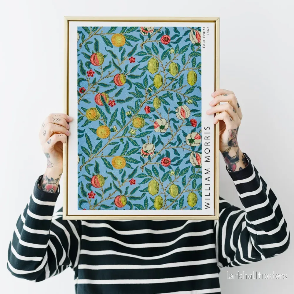Mönster med fyra frukter Poster Mönster med fyra frukter Poster