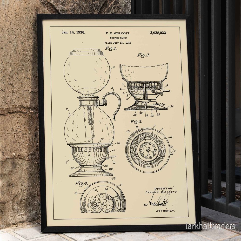 Kaffebryggarpatent Poster
