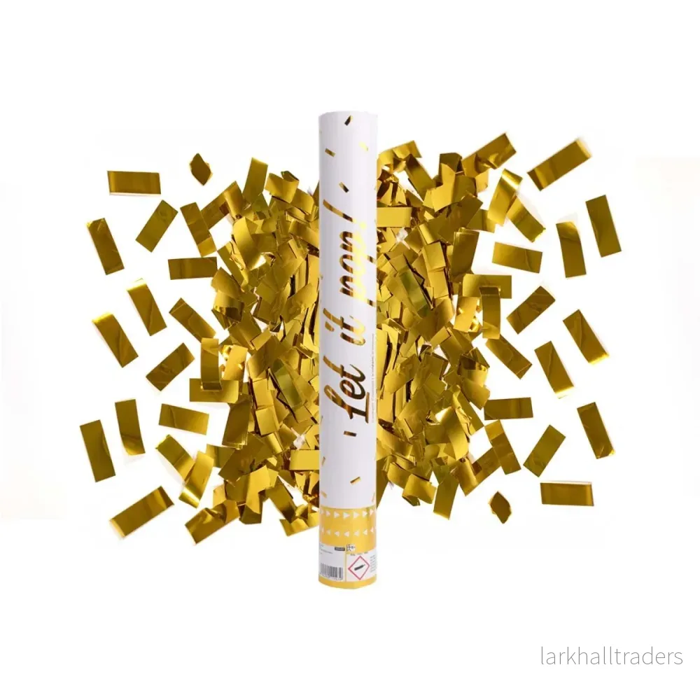 Konfettibomb, guld 40 cm (folie) - Bild 2