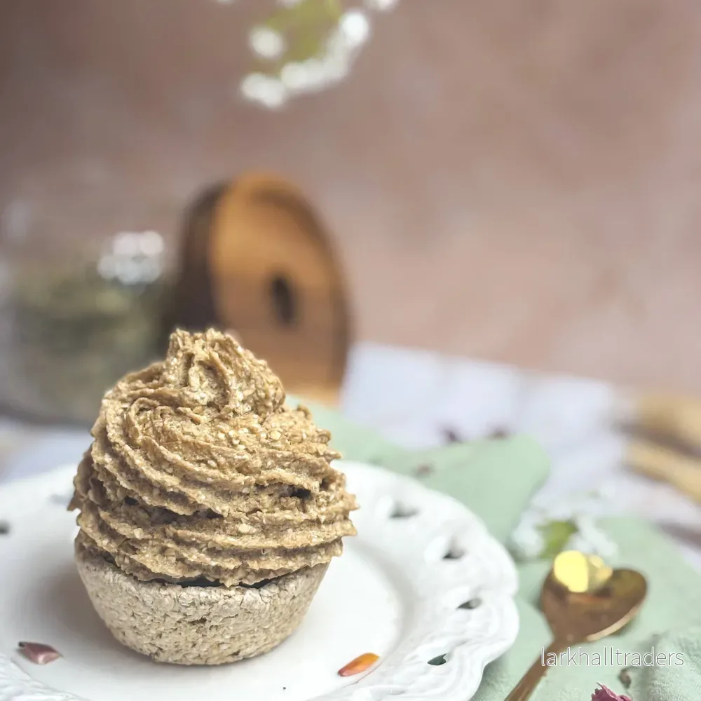 Ekologisk hästgodis Cupcake för matsmältningskomfort Päron/Fänkål - Bild 2