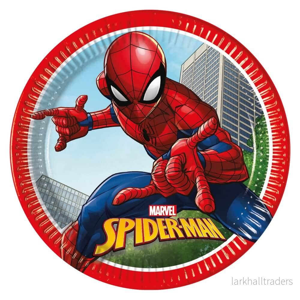 Tallrikar, Spiderman 23 cm 8 st Tallrikar, Spiderman 23 cm 8 st