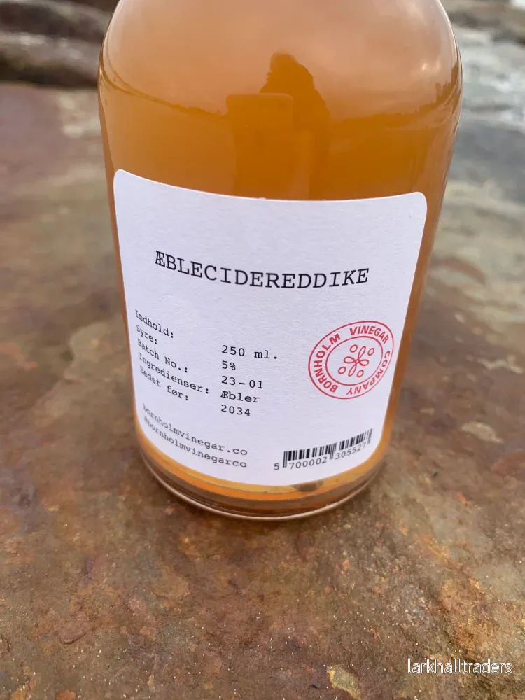 BORNHOLM VINEGAR COMPANY - ÄPPELCIDERVINÄGER 250 ml. - Bild 3