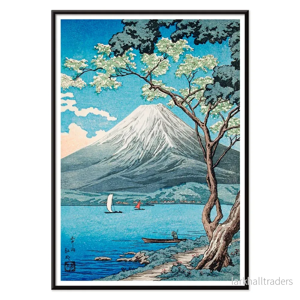 Mount Fuji från sjön Yamanaka Poster - Bild 2
