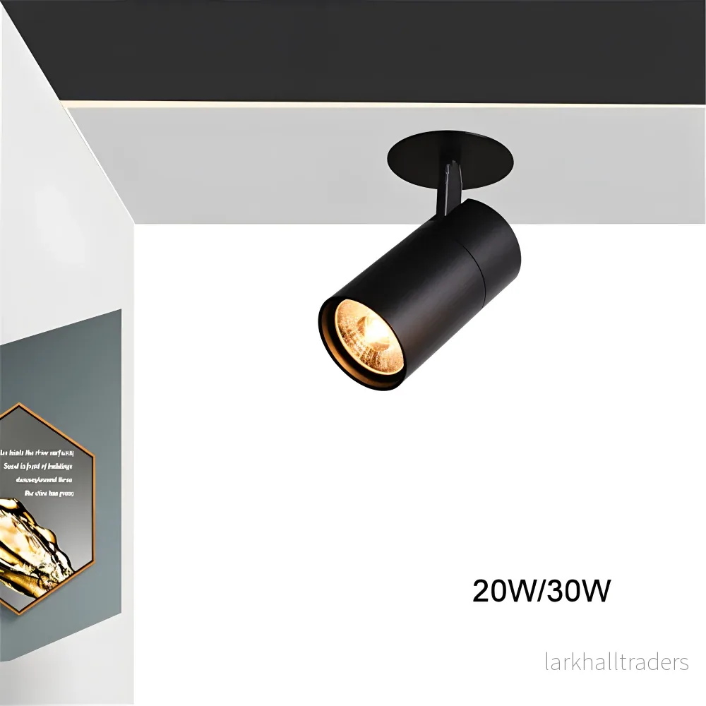 LumoBright – Inbyggda Svarta & Vita LED-Spotlights i Aluminium - Bild 3