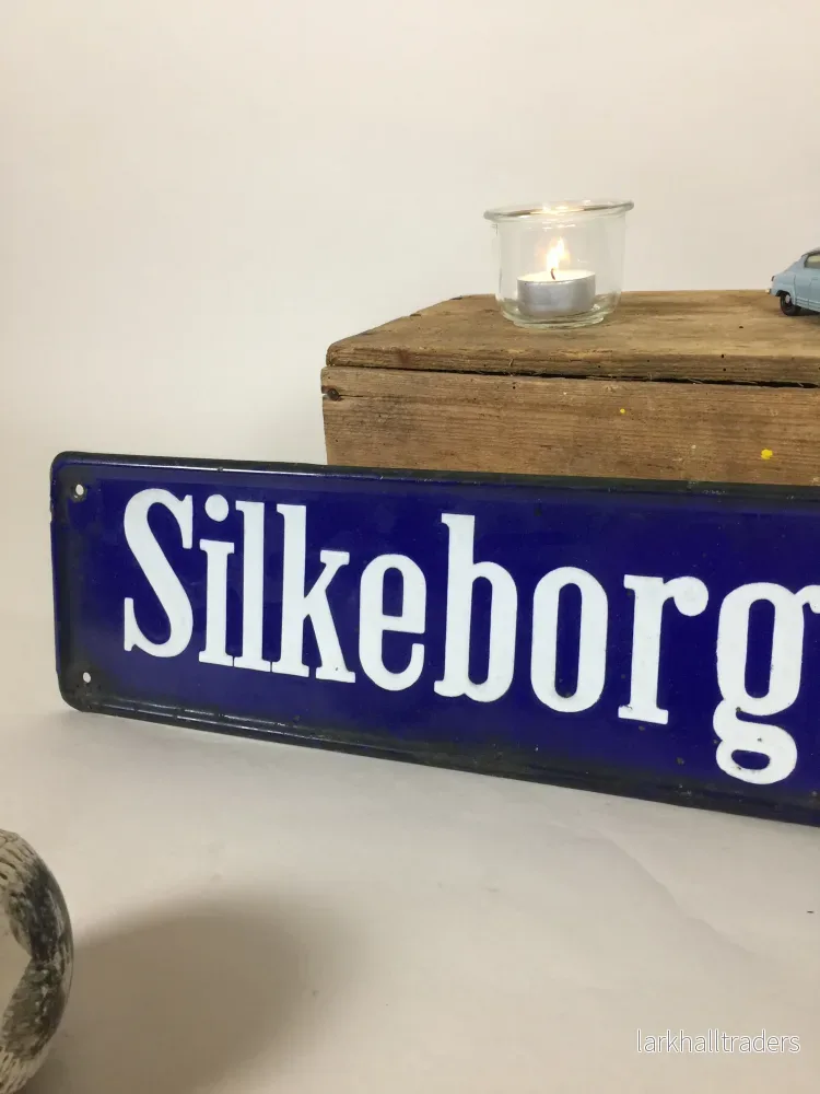 Fin gammal vägskylt från Silkeborggade - Bild 2