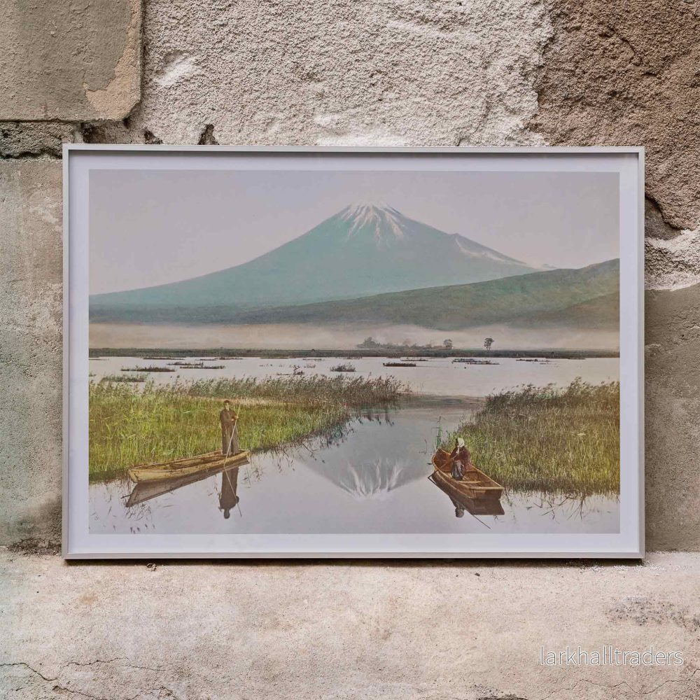 Utsikt över Mount Fuji från Kashiwabara Poster
