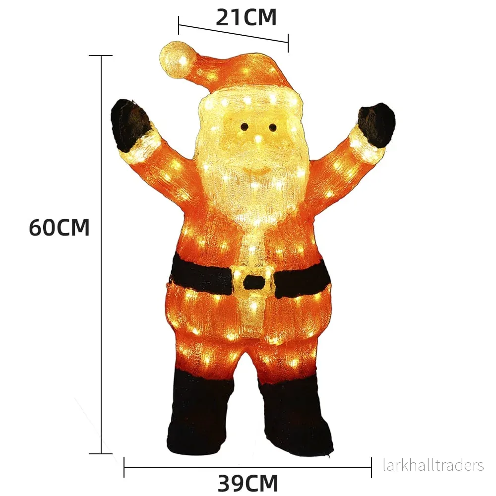 Tomtenisse, 60 cm i höjd med LED-ljus - Bild 3