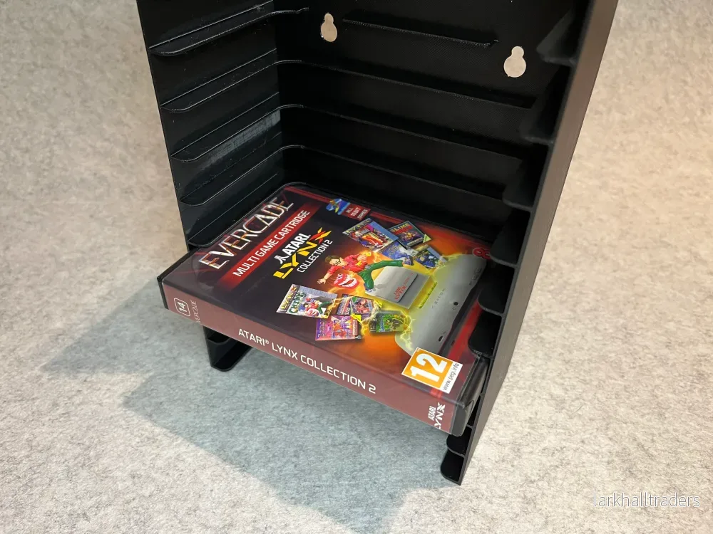 Vägghållare / spelställ för 10 Evercade-spel (VS / EXP) - Bild 3
