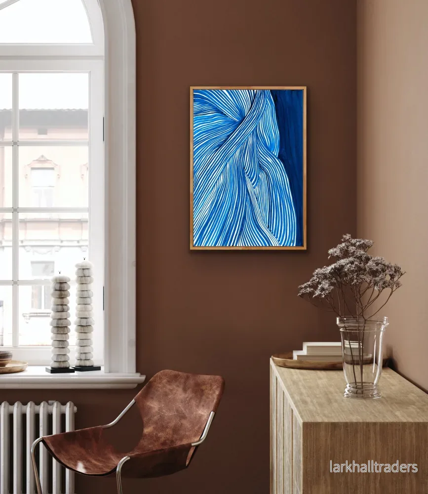Blå Art Print - Bild 3