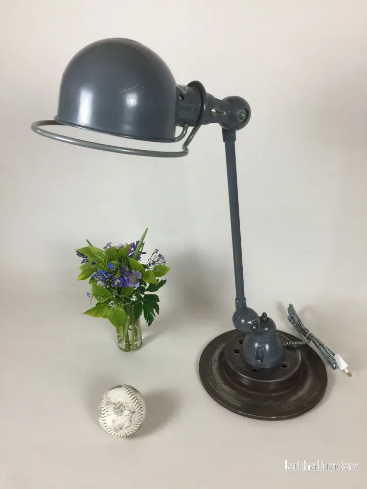 Jieldé bordslampa i grått med strömbrytare - Bild 2