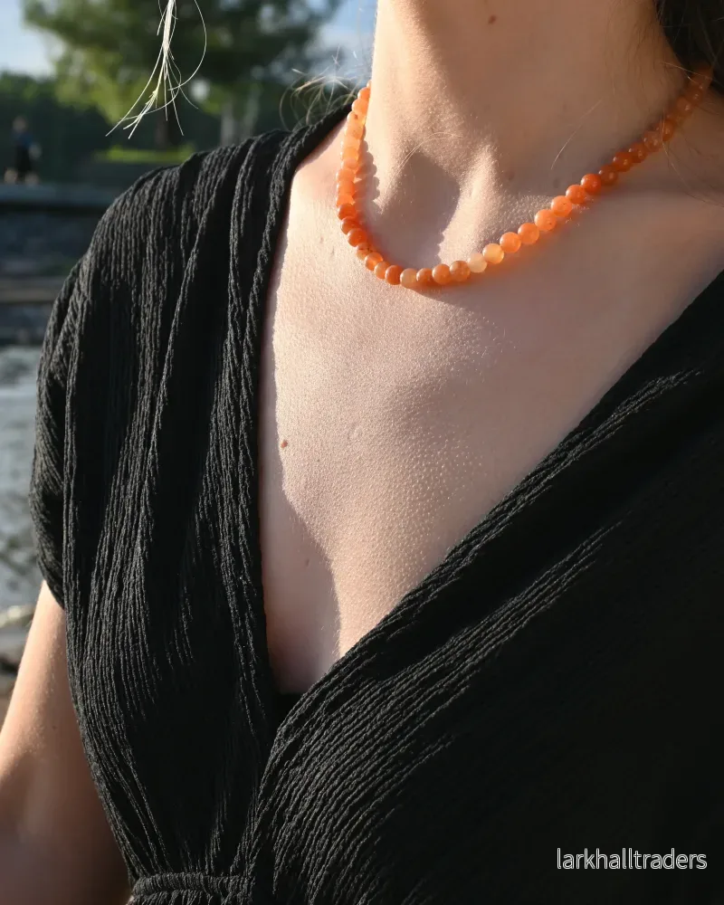 Amelia - Halsband orange aventurine - Bild 2