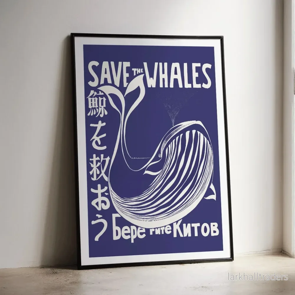Rädda valarna Poster Rädda valarna Poster