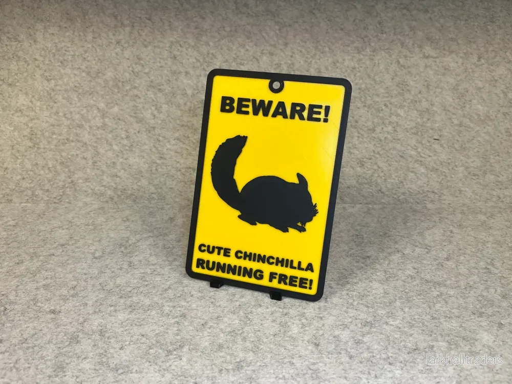 Väggdekor chinchilla – Beware Cute Chinchilla Väggdekor chinchilla – Beware Cute Chinchilla