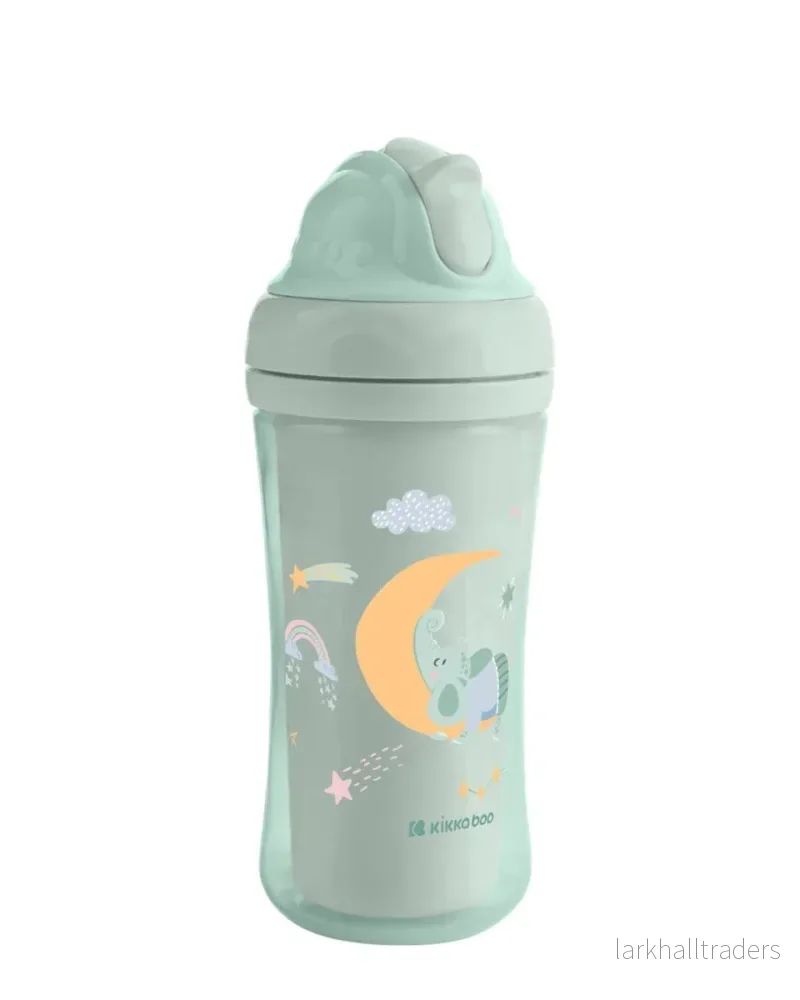 PP-mugg med silikonsugrör 220 ml Moony Mint PP-mugg med silikonsugrör 220 ml Moony Mint