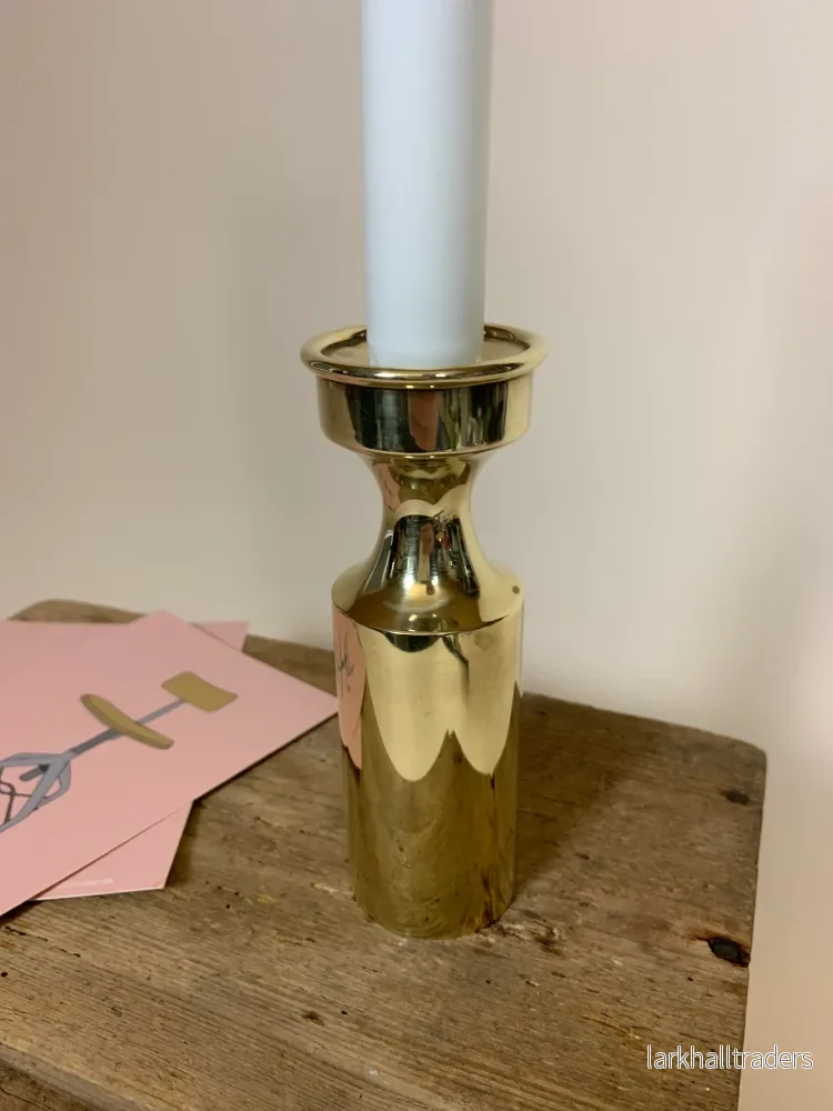 Mässingsljusstake - storlek medium - Bild 3