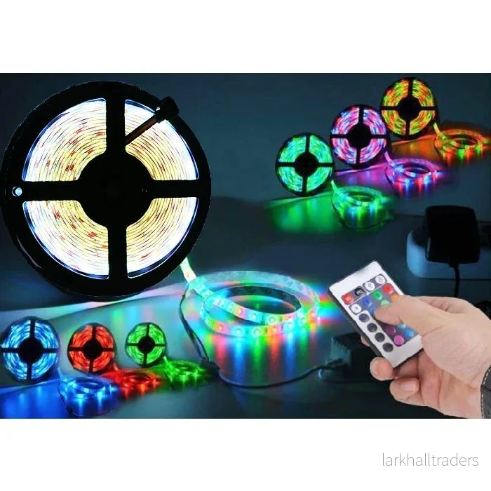 LED strips ljusslinga 3 meter med fjärrkontroll LED strips ljusslinga 3 meter med fjärrkontroll