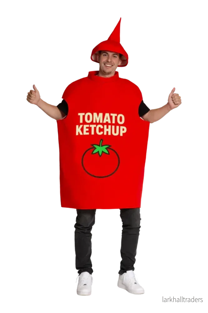 Dräkt, ketchupflaska one size