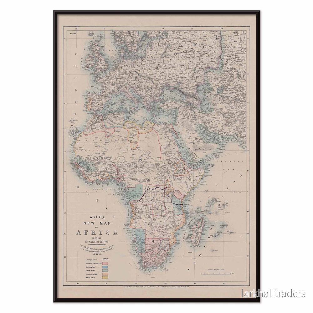 Ny karta över Afrika Poster - Bild 2