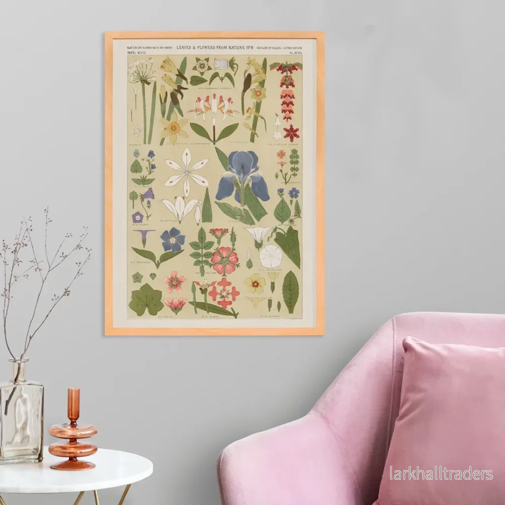 Blad och blommor Poster Blad och blommor Poster