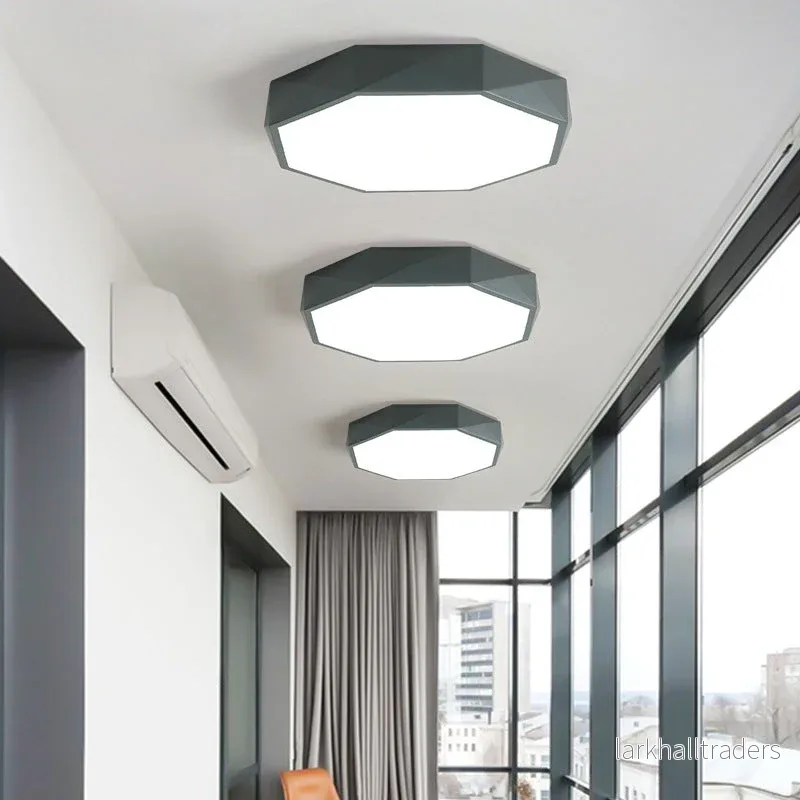 Modern skandinavisk LED-taklampa i abstrakt design - Bild 2