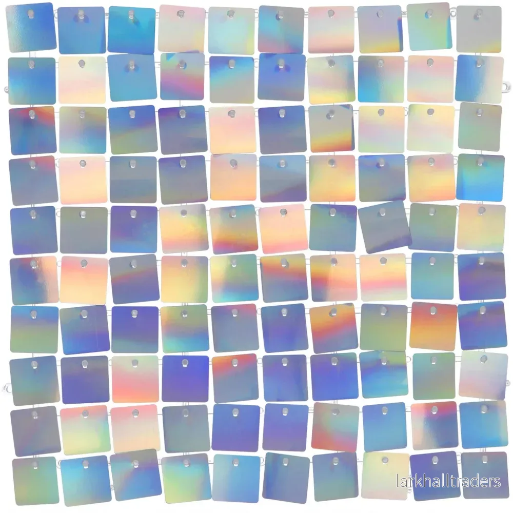 Backdrop paljettpanel, skimrande 30x30 cm 12 st - Bild 2