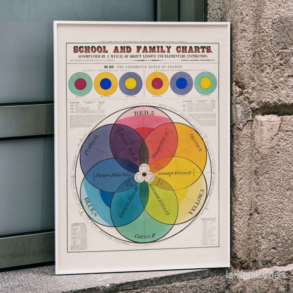 Kromatisk färgskala Poster Kromatisk färgskala Poster