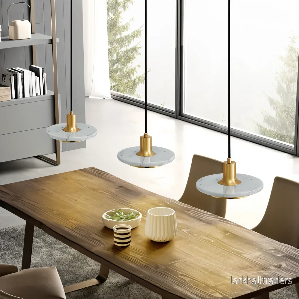 Moduno – Modern Metall Taklampa med Dubbelskiktsdesign - Bild 3