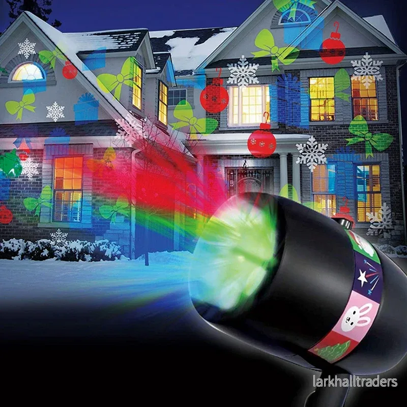 LED Magic Light-projektor – med 12 rörliga ljusmotiv - Bild 2