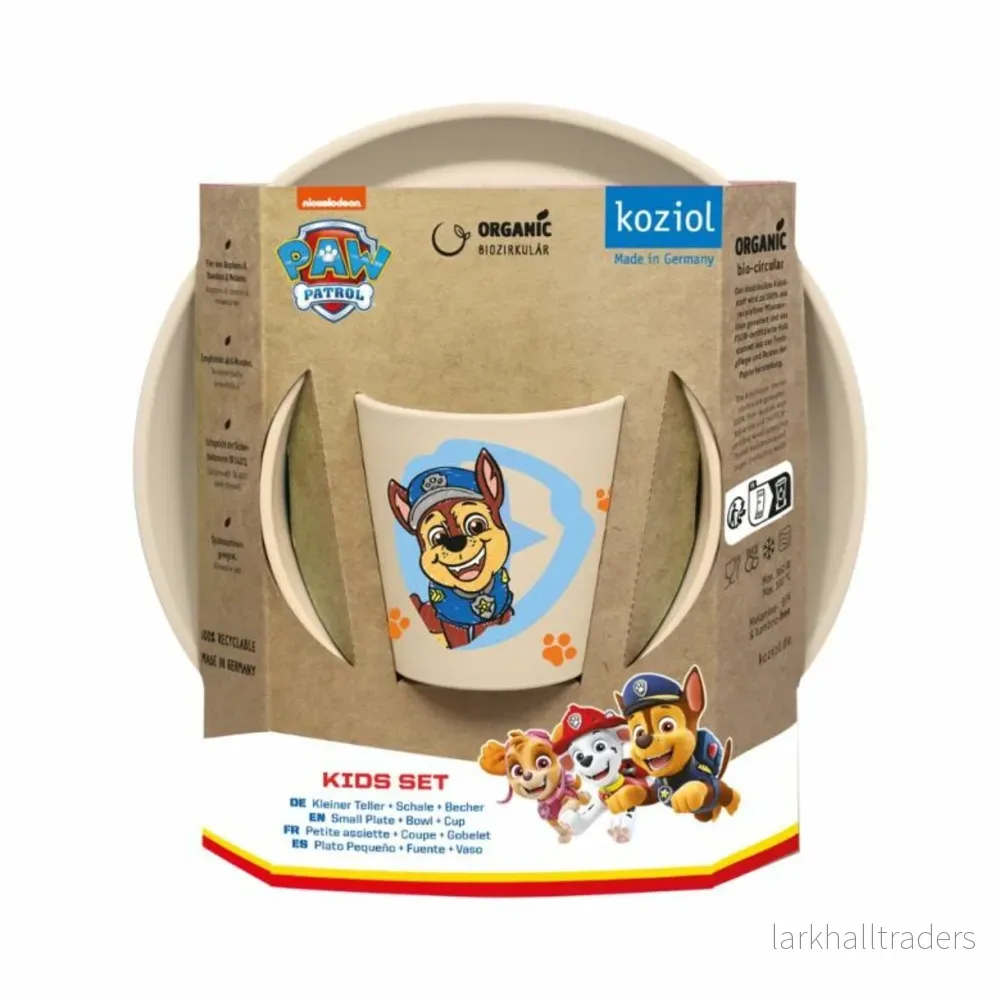 Kids Set Connect paw patrol barnservis 3 delar tallrik/skål/mugg Kids Set Connect paw patrol barnservis 3 delar tallrik/skål/mugg