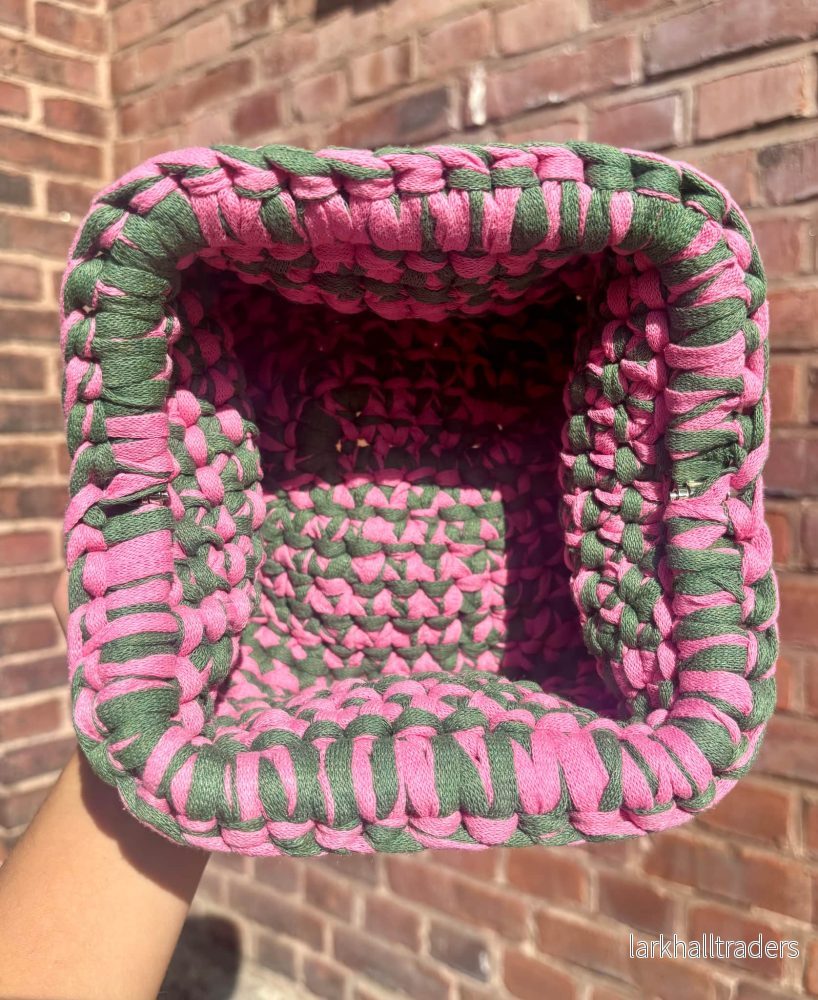 AGNES clutch - Mellan - Grön/rosa - Bild 3