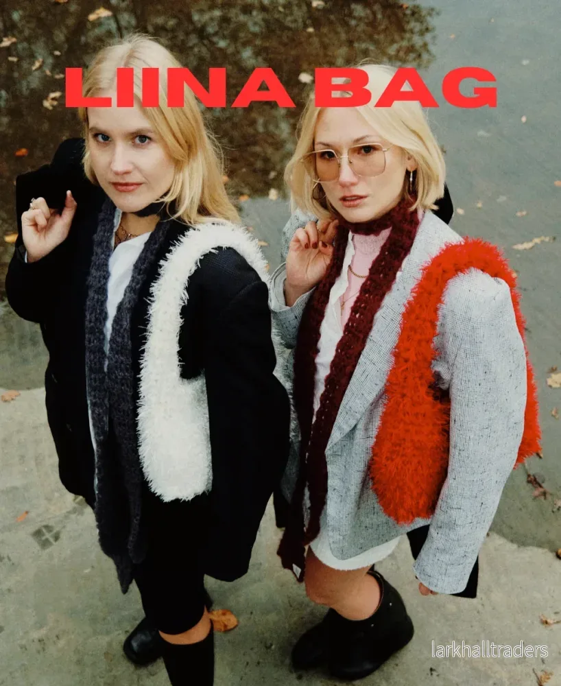 Stor Fluffig Virkad Väskmönster - CROHINI LIINA Bag - Bild 3