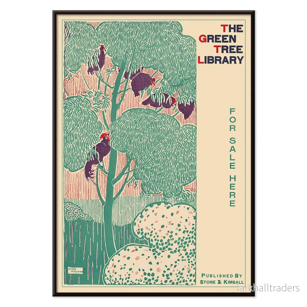 Det gröna trädets bibliotek Poster - Bild 2