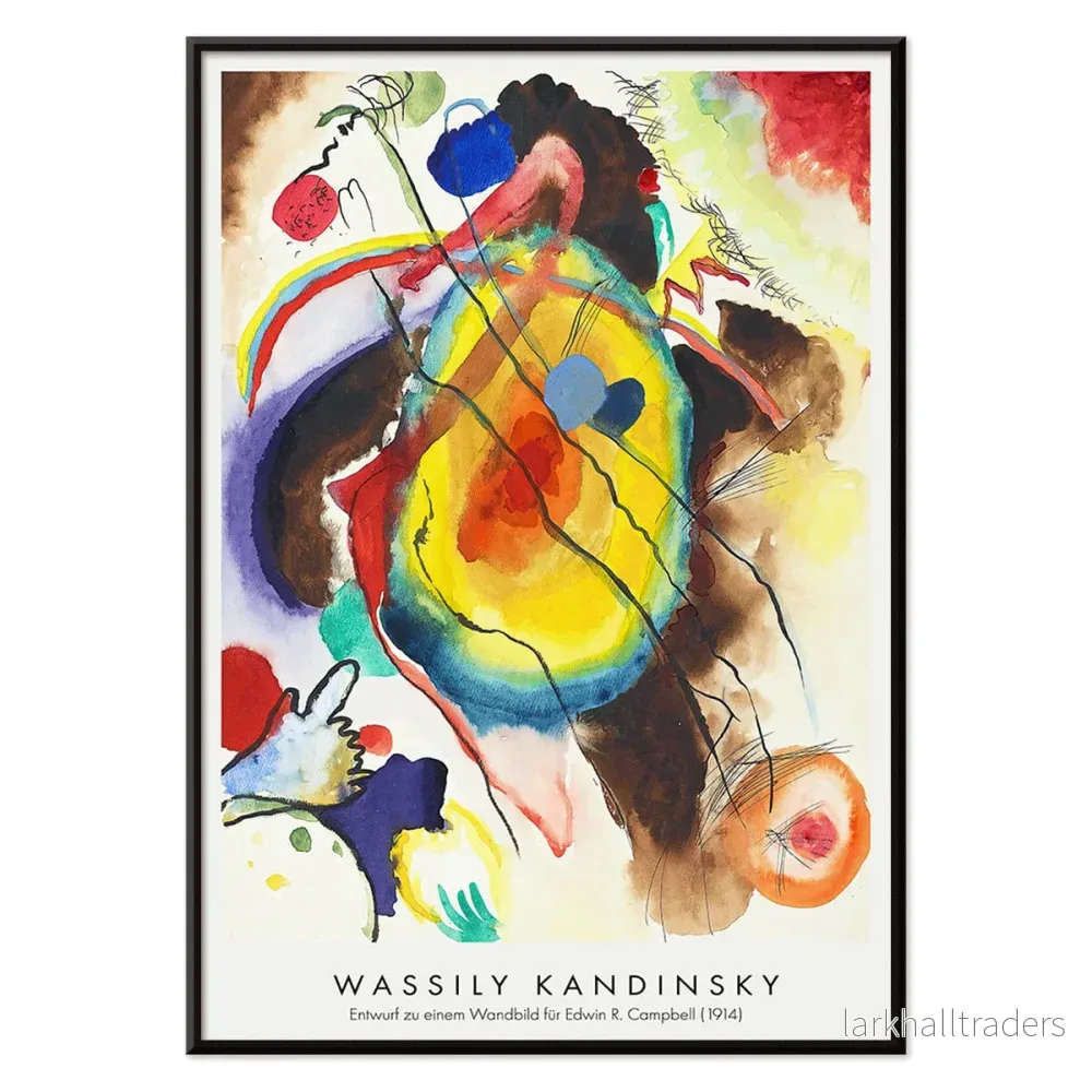 Väggmålningsdesign Poster - Bild 2